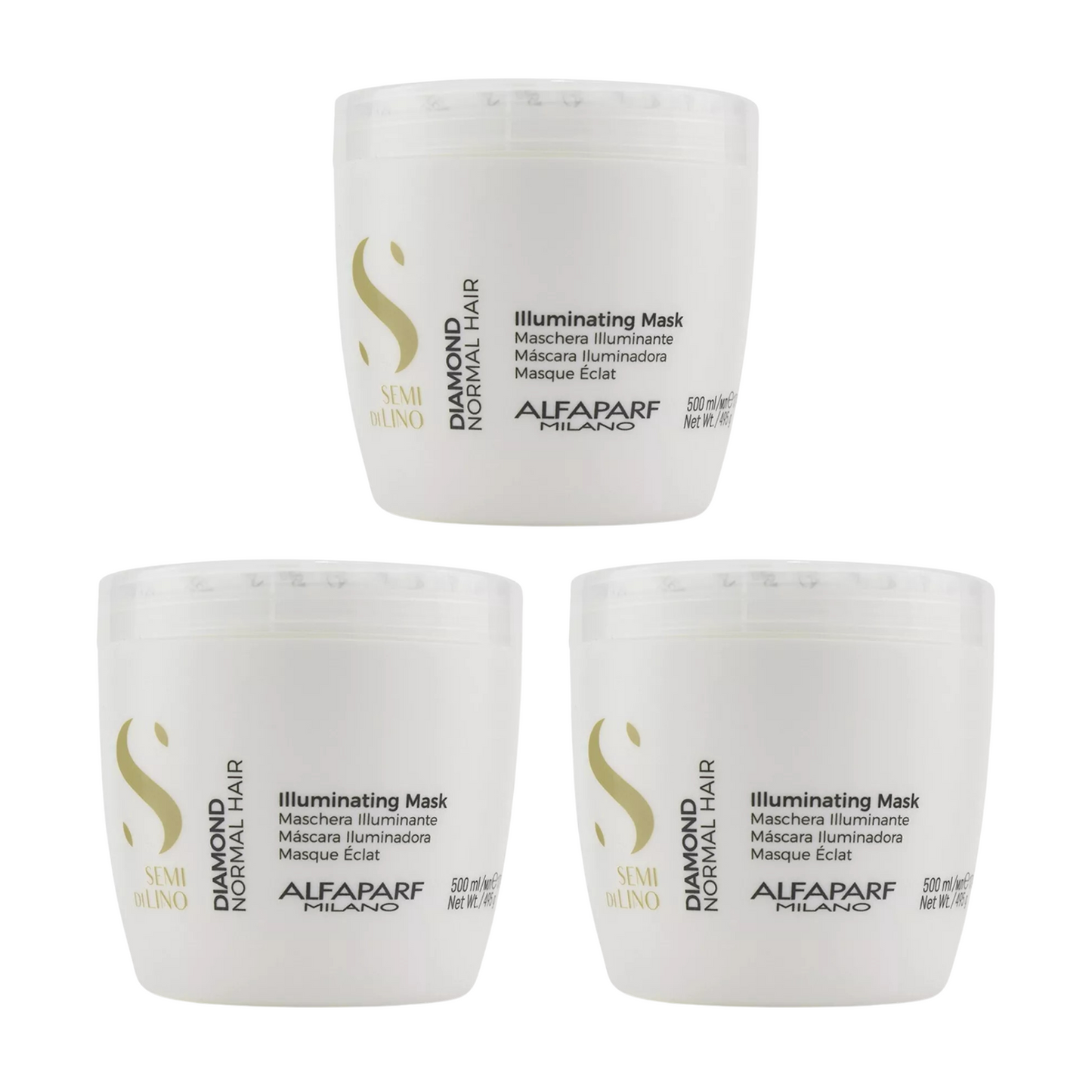 ALFAPARF SEMI DI LINO DIAMOND ILLUMINATING MASK