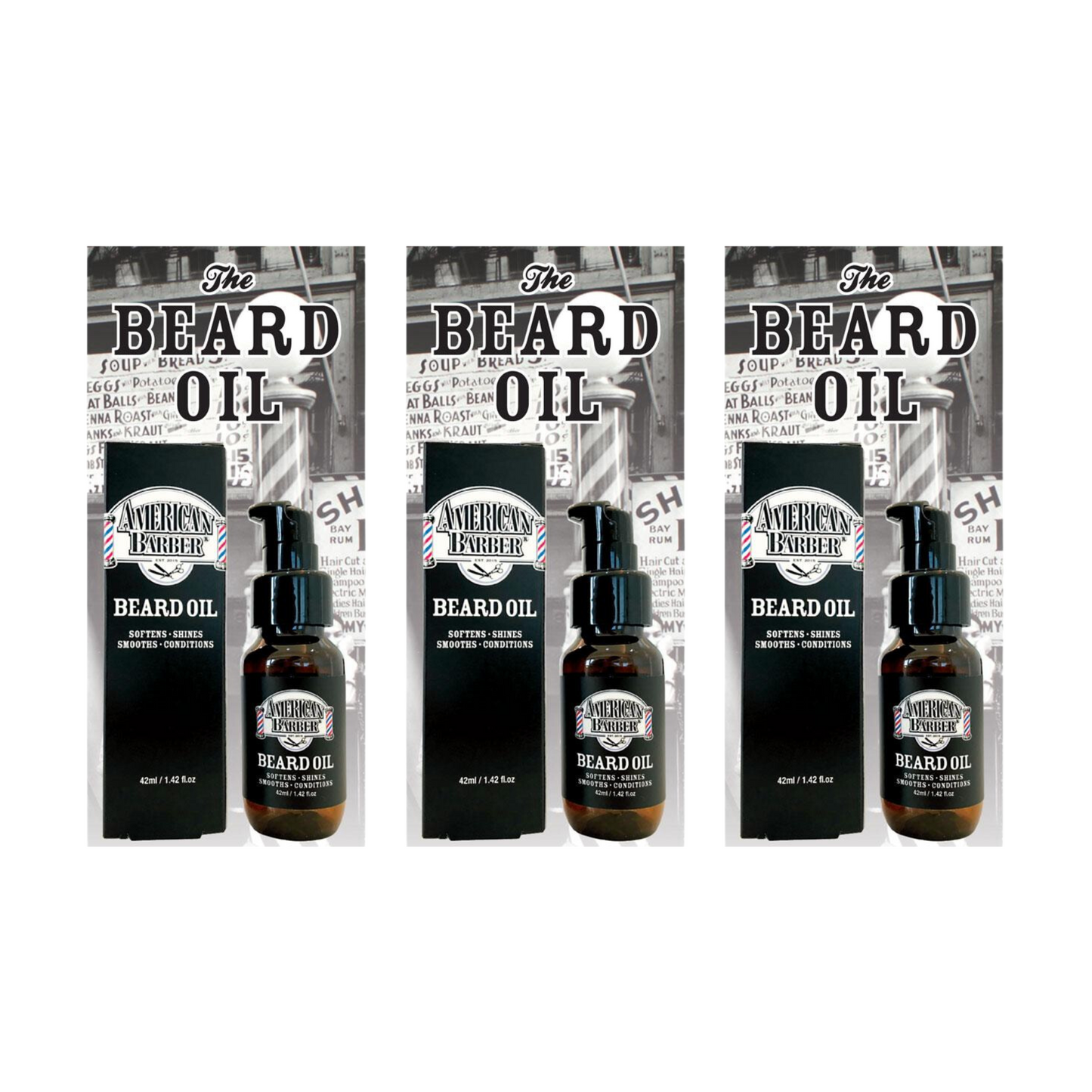 AMERICAN BARBER BEARD OIL