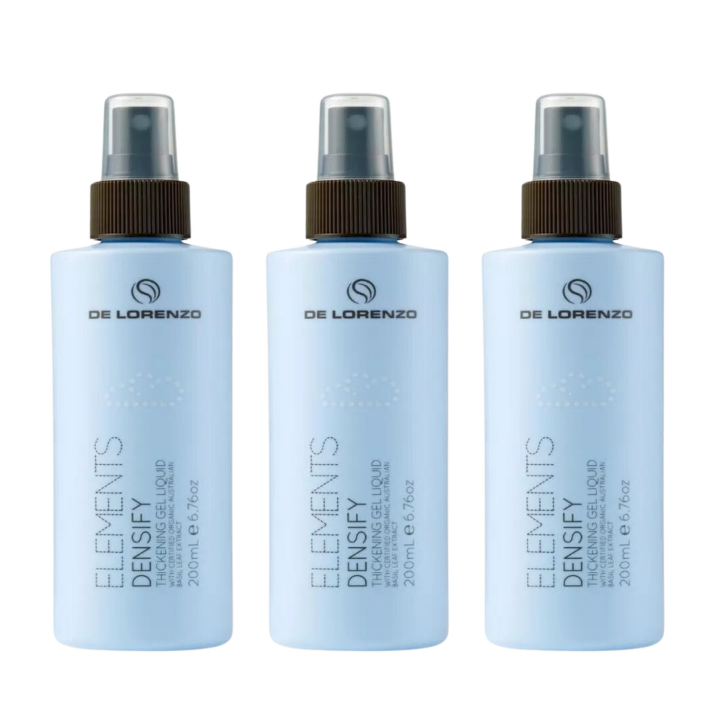 DELORENZO ELEMENTS DENSIFY THICKENING GEL SPRAY