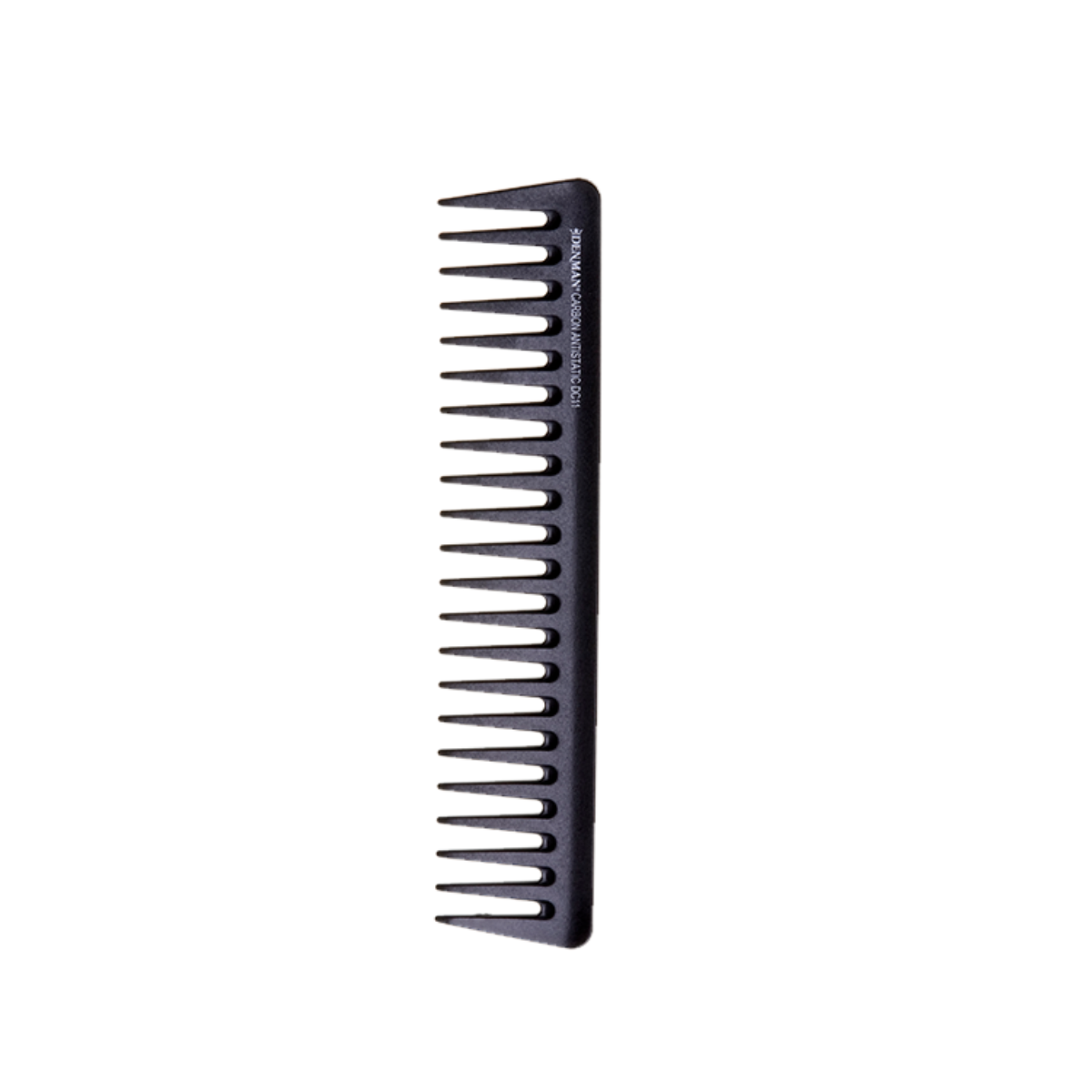 DENMAN DC11 ANTI-STATIC RAKE CARBON 189MM BLACK COMB