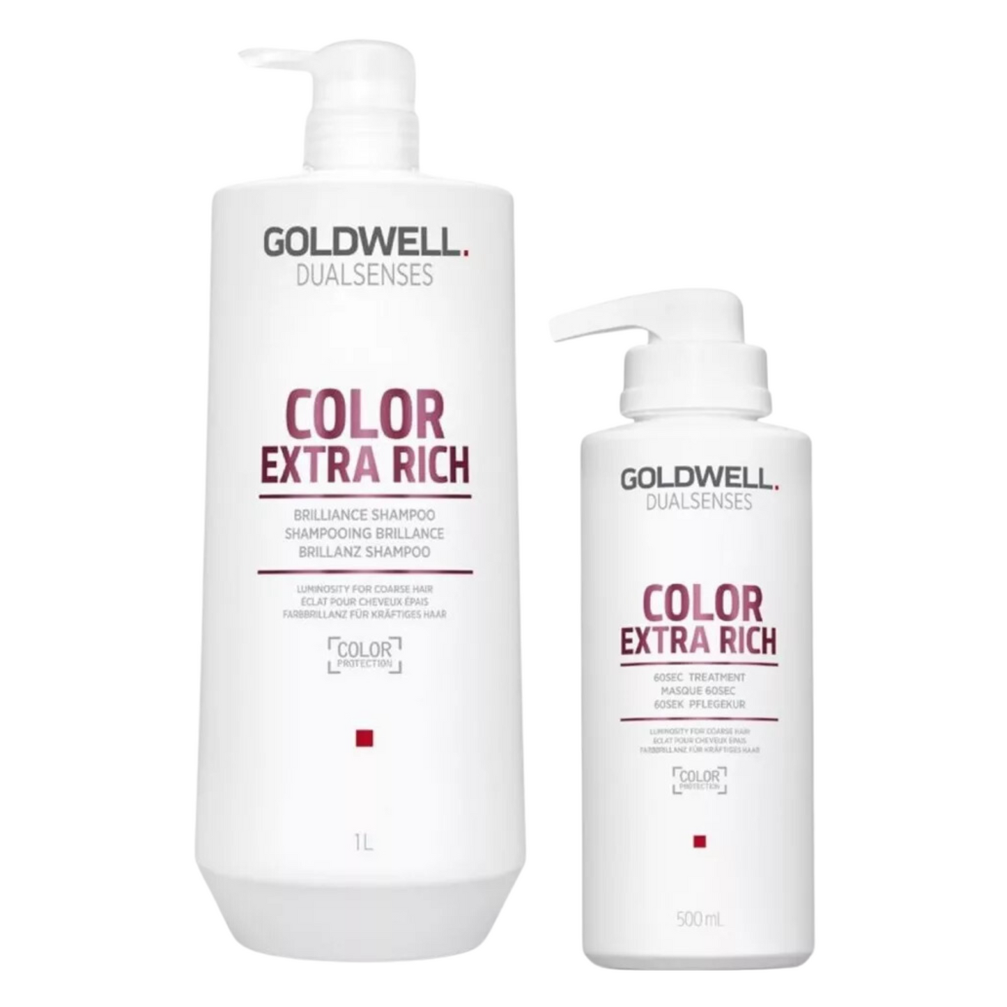 GOLDWELL DUALSENSES COLOR EXTRA RICH SHAMPOO AND TREATMENT