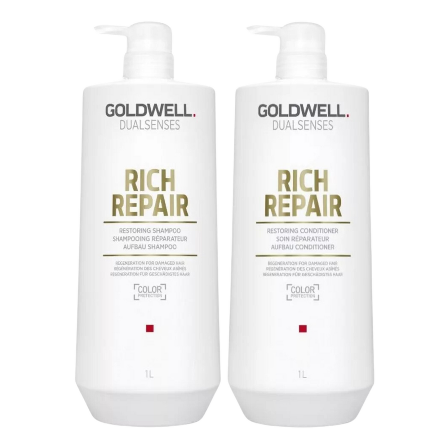 GOLDWELL DUALSENSES RICH REPAIR SHAMPOO AND CONDITIONER
