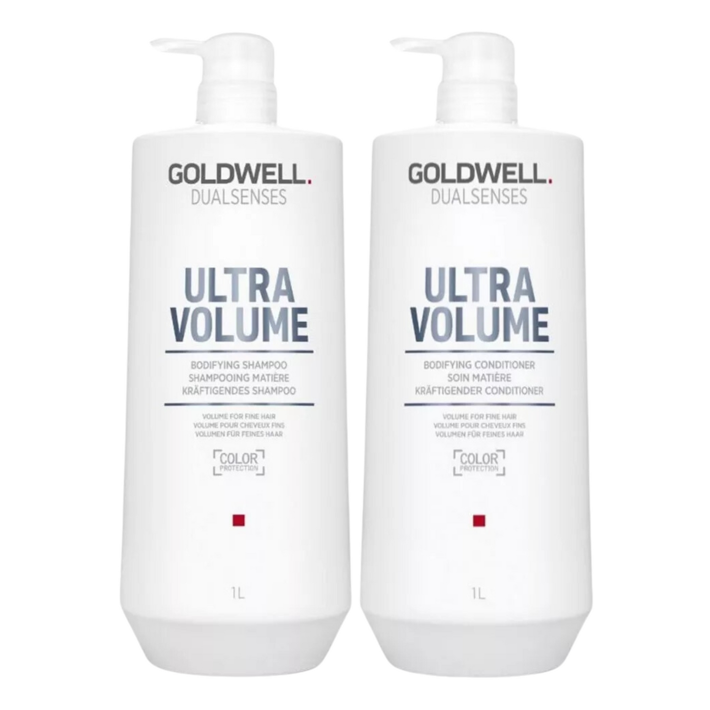 GOLDWELL DUALSENSES ULTRA VOLUME BODIFYING SHAMPOO AND CONDITIONER