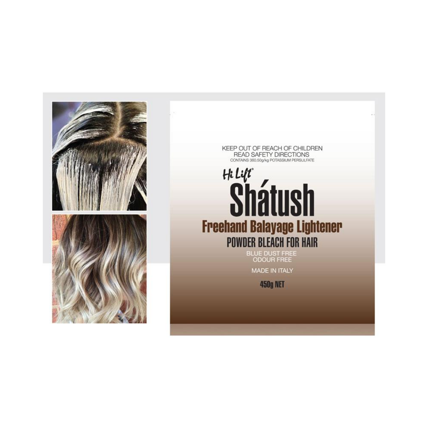 HI LIFT SHATUSH FREEHAND BALAYAGE LIGHTENER POWDER BLEACH
