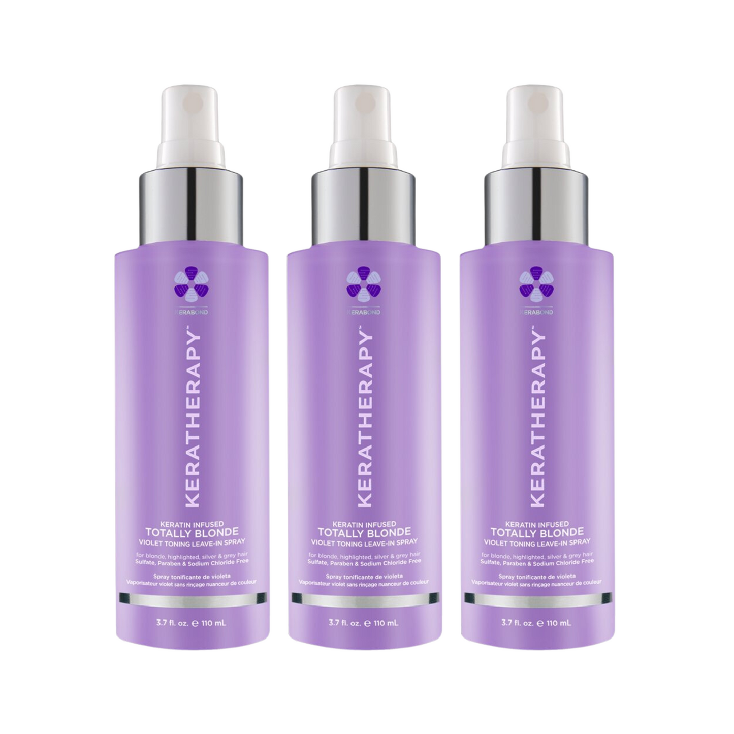 KERATHERAPY TOTALLY BLONDE VIOLET TONING LEAVE IN SPRAY