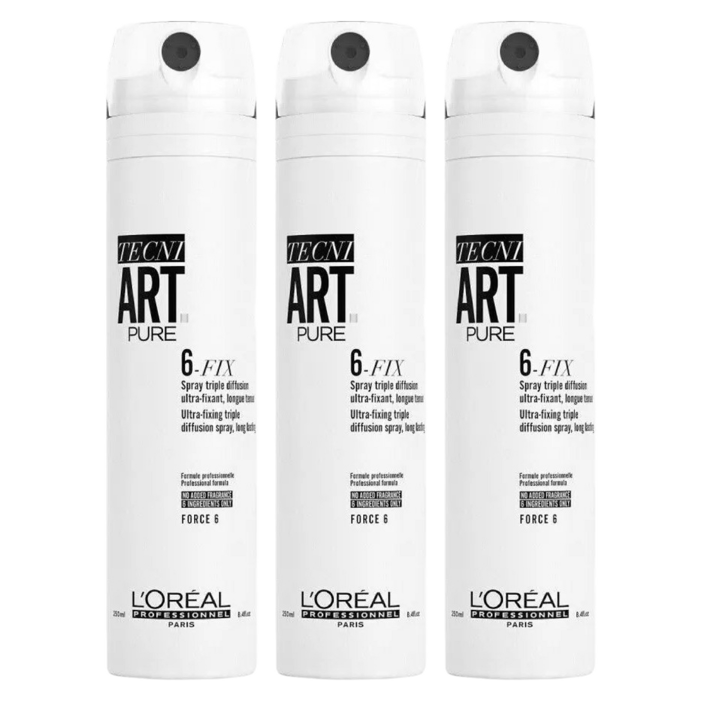 L'OREAL TECNI ART SIX FIX HAIRSPRAY