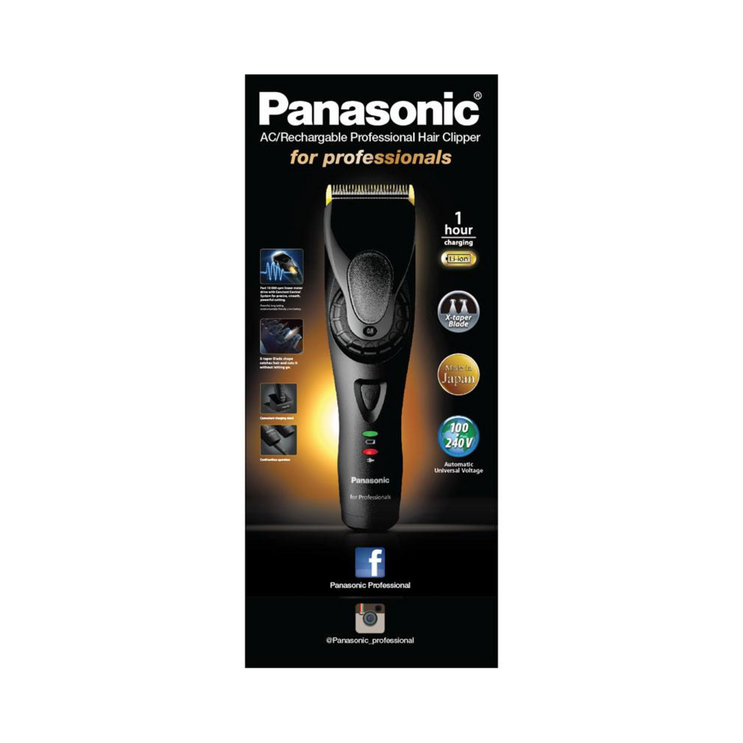 PANASONIC ER- GP81 PROFESSIONAL HAIR CLIPPER