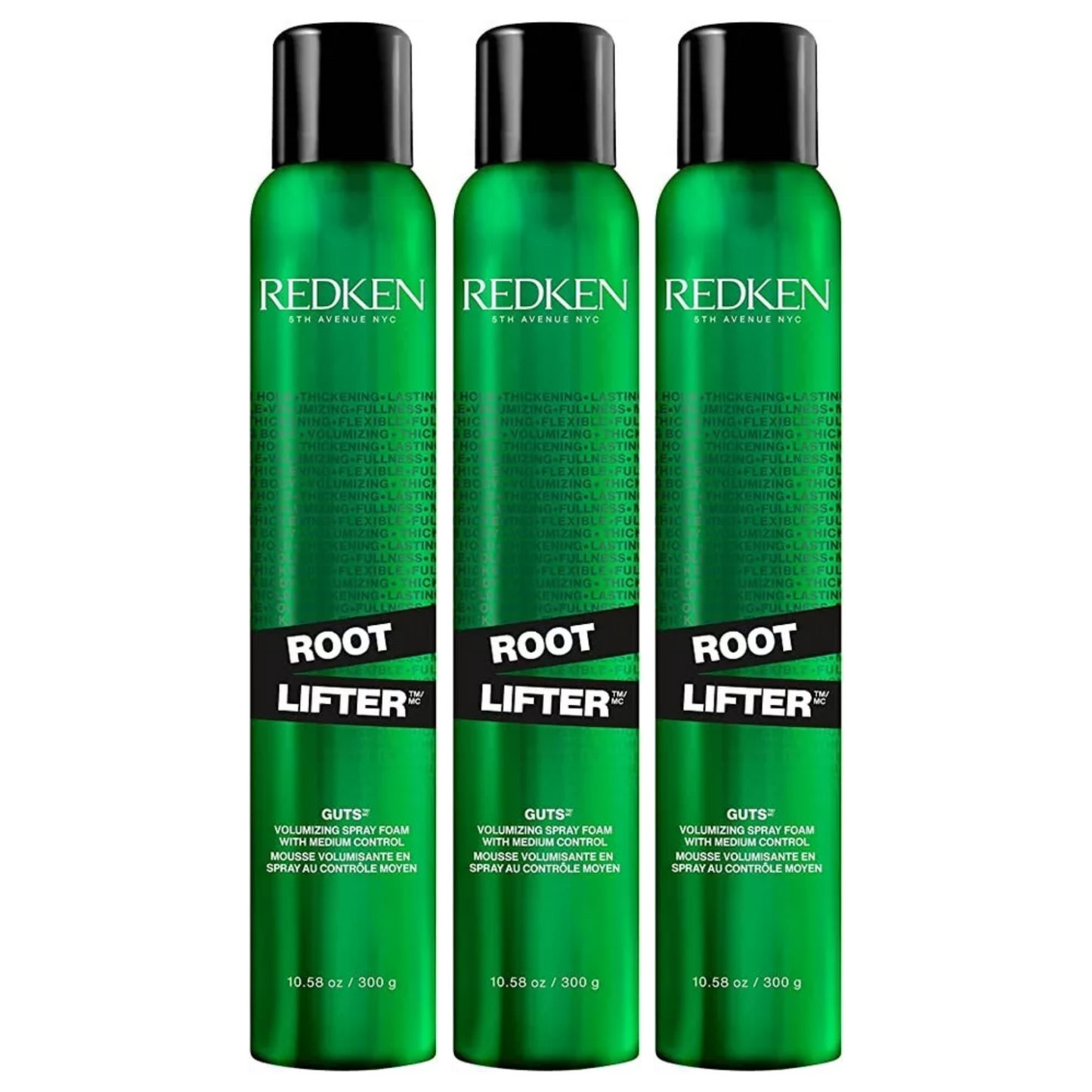 REDKEN STYLING ROOT LIFTER GUTS VOLUMIZING SPRAY FOAM WITH MEDIUM CONTROL