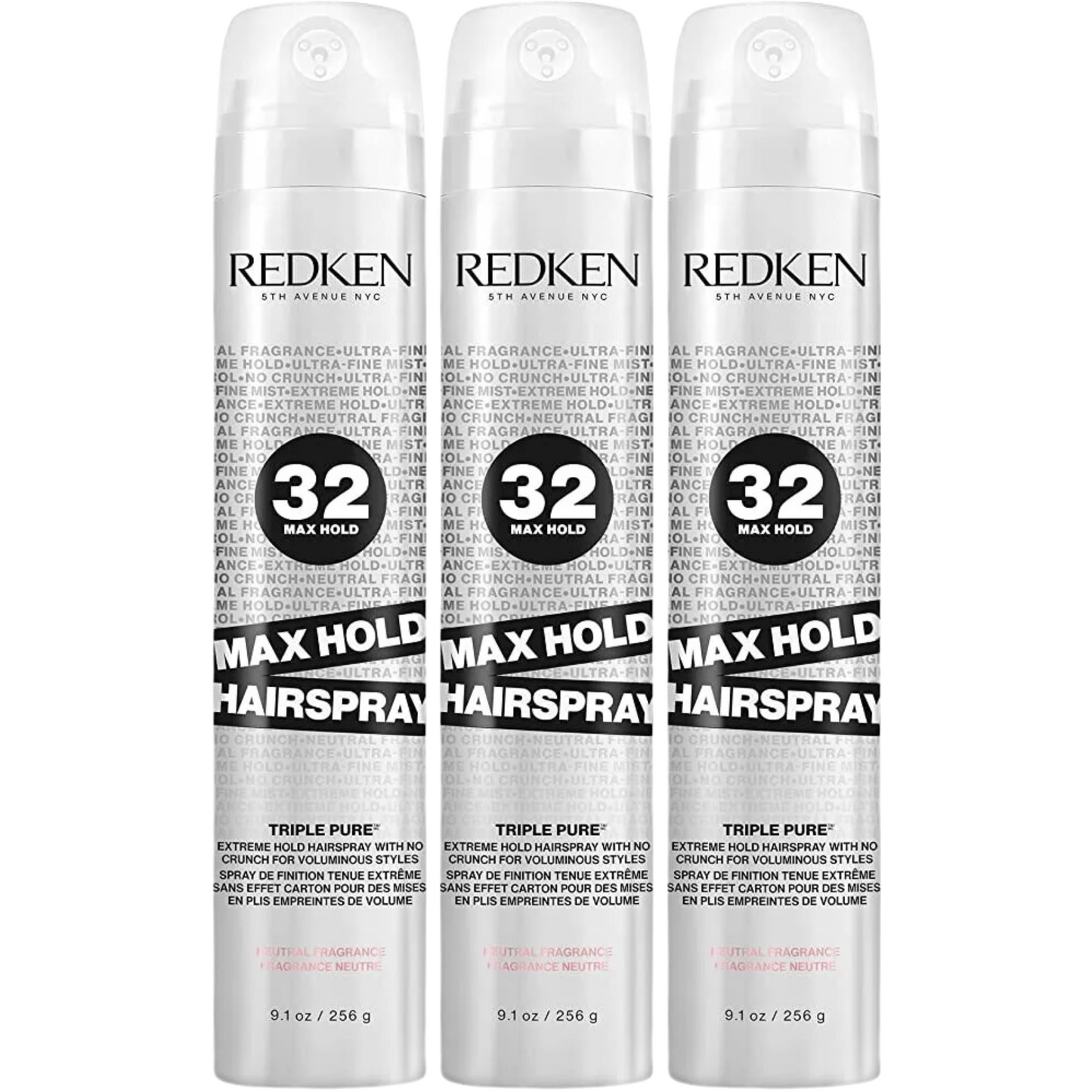 REDKEN STYLING TRIPLE PURE MAX HOLD 32 HAIRSPRAY