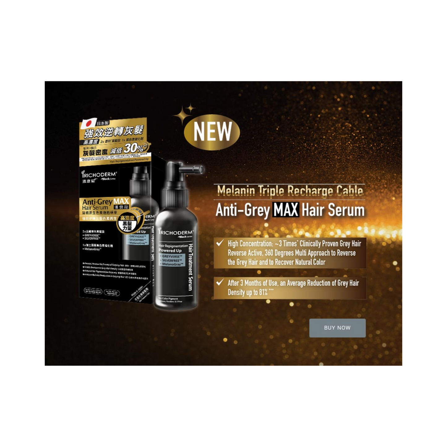 TRICHODERM ANTI GREY MAX HAIR SERUM