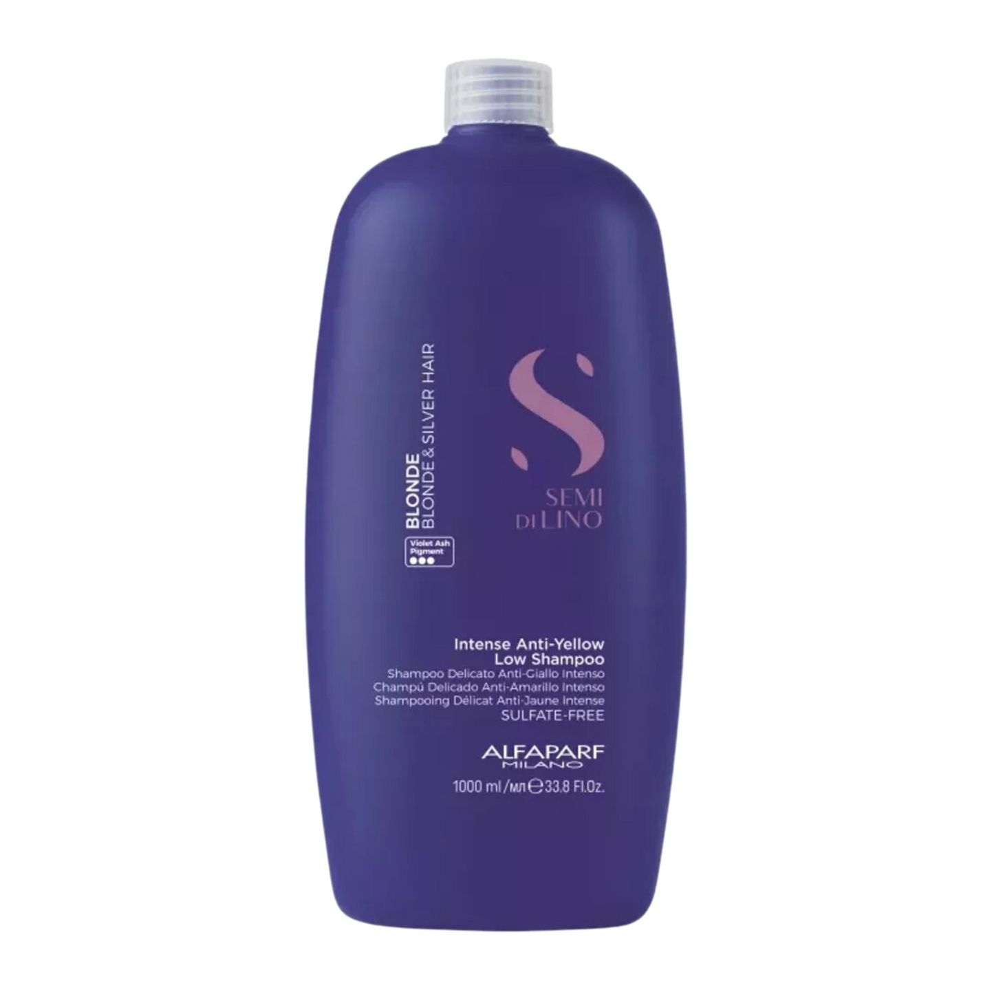 ALFAPARF SEMI DI LINO INTENSE ANTI YELLOW LOW SHAMPOO