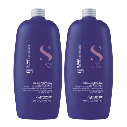 ALFAPARF SEMI DI LINO INTENSE ANTI YELLOW LOW SHAMPOO