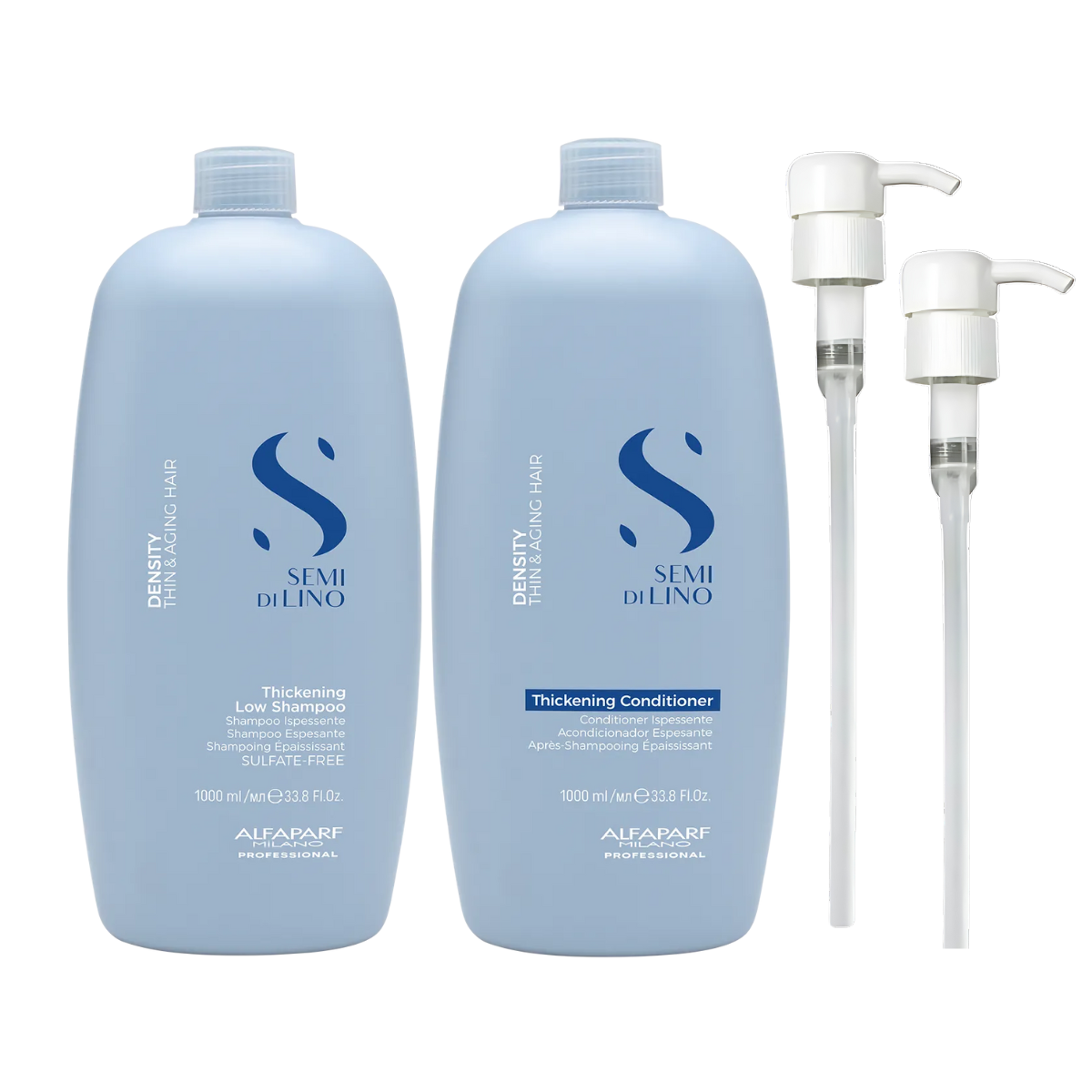 ALFAPARF SEMI DI LINO DENSITY THICKENING LOW SHAMPOO AND CONDITIONER