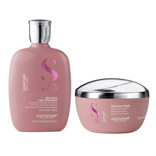 ALFAPARF SEMI DI LINO NUTRITIVE LOW SHAMPOO AND MASK