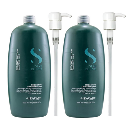 ALFAPARF SEMI DI LINO REPARATIVE LOW SHAMPOO