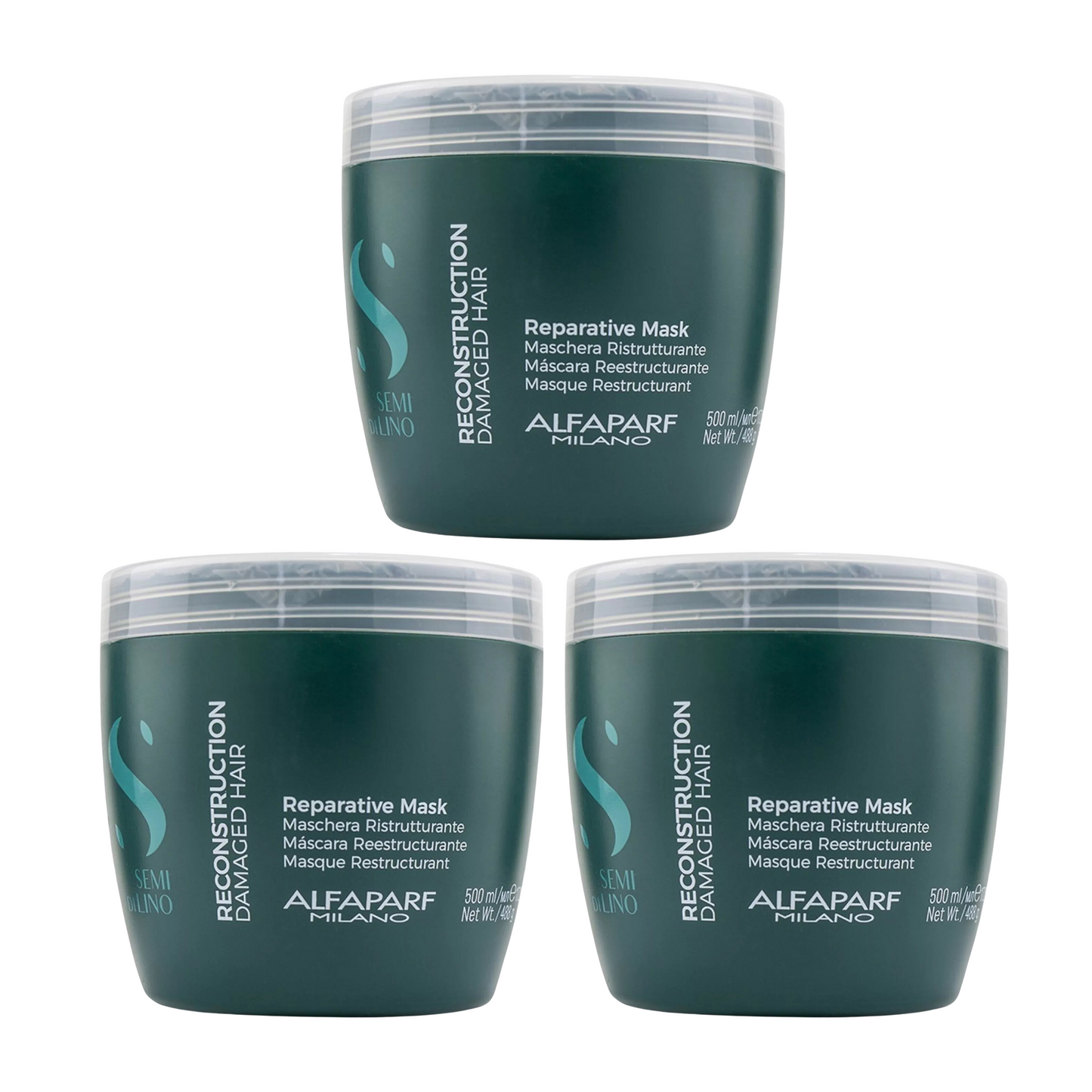 ALFAPARF SEMI DI LINO REPARATIVE MASK