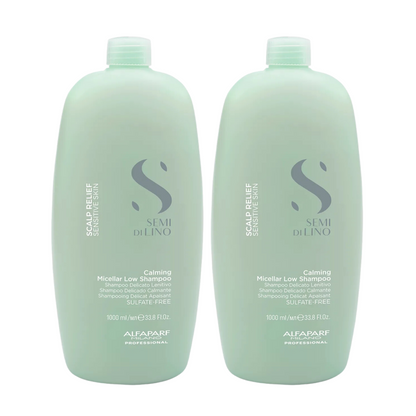 ALFAPARF SEMI DI LINO SCALP RELIEF CALMING MICELLAR LOW SHAMPOO