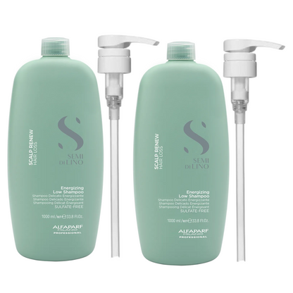 ALFAPARF SEMI DI LINO SCALP RENEW ENERGIZING LOW SHAMPOO