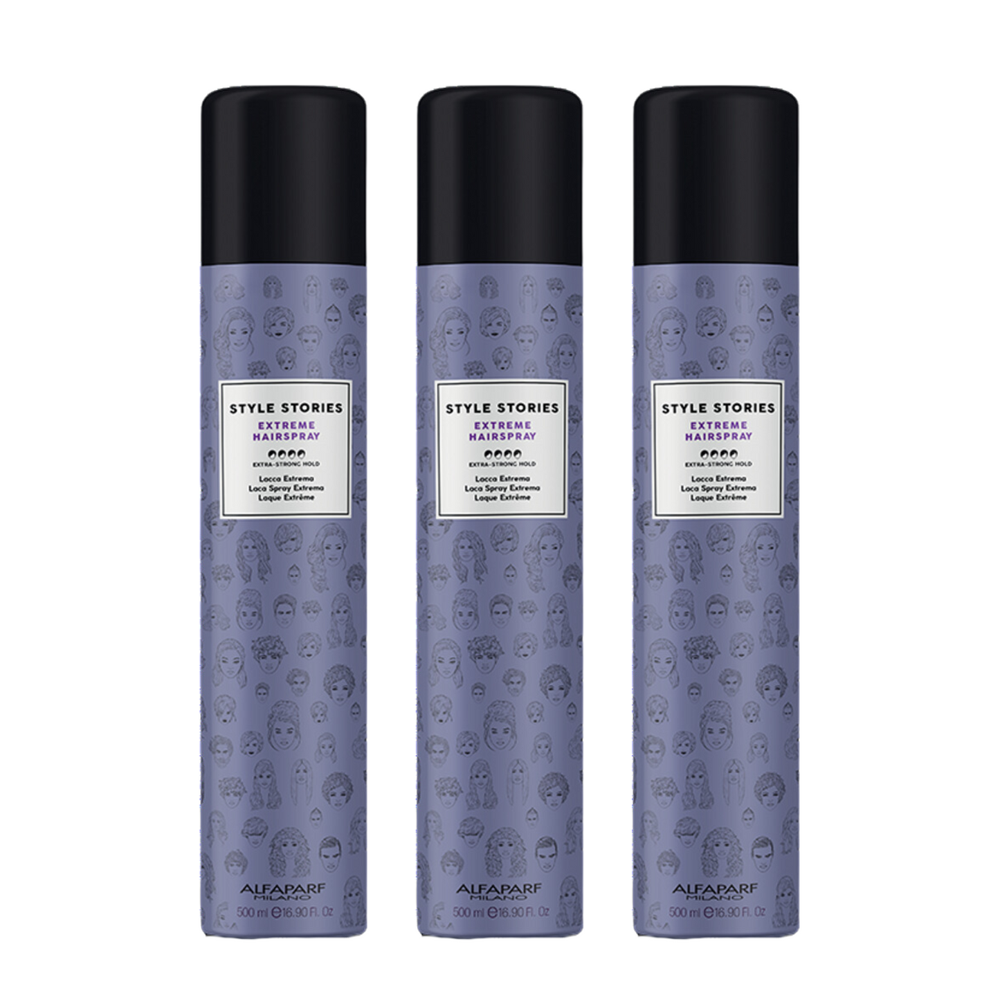 ALFAPARF STYLE STORIES EXTREME HAIRSPRAY EXTRA STRONG HOLD AEROSOL SPRAY