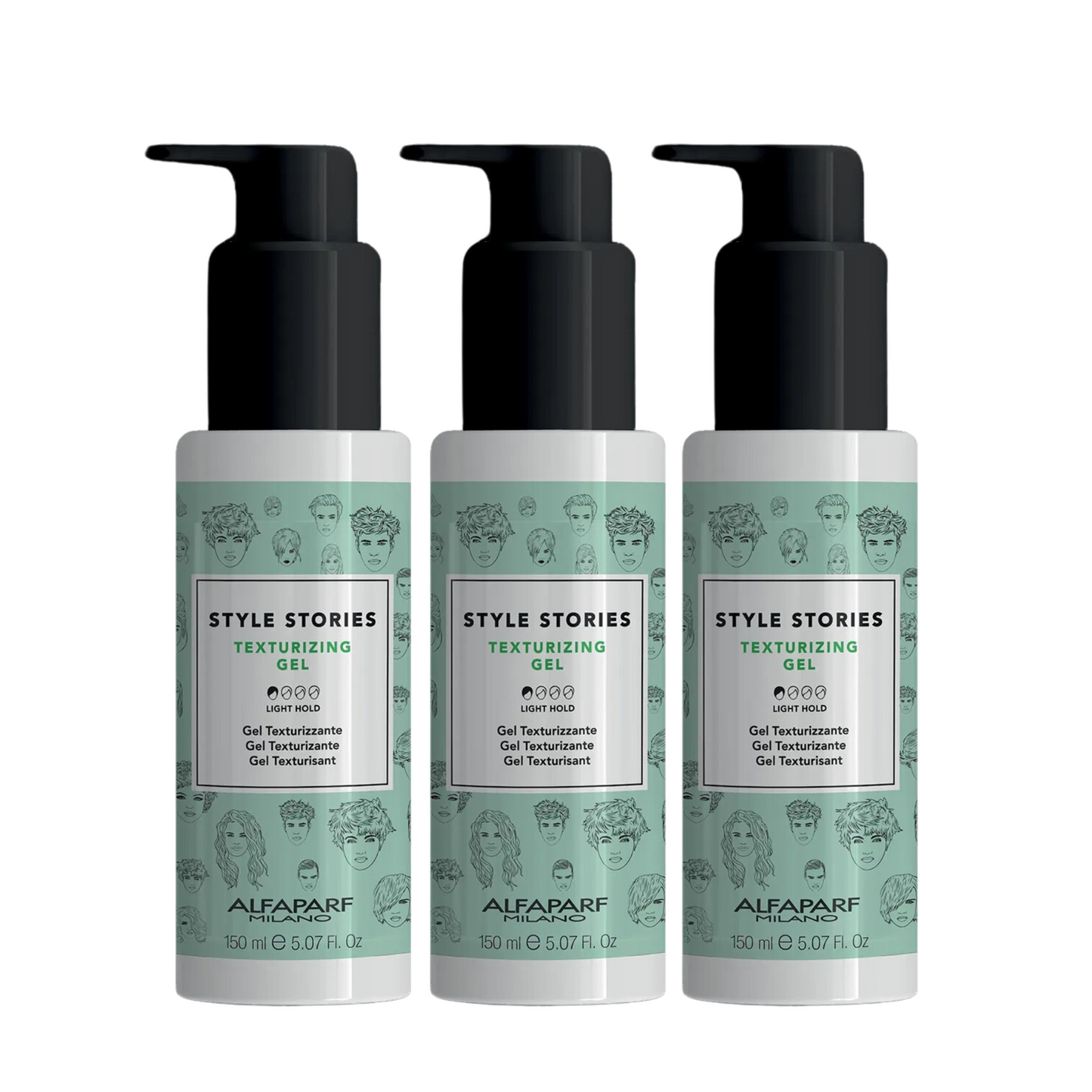 ALFAPARF STYLE STORIES TEXTURE TEXTURIZING GEL PUMP BOTTLE