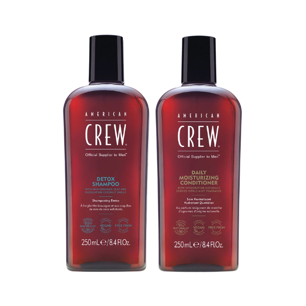 AMERICAN CREW DETOX SHAMPOO & DAILY MOIST. CONDITIONER