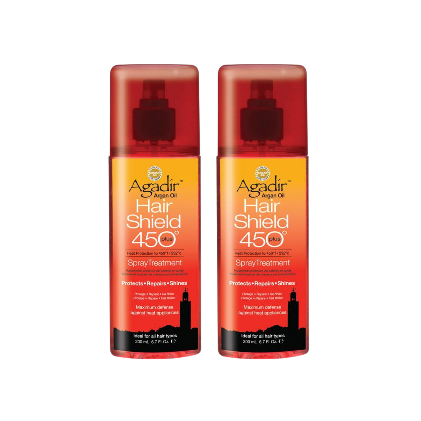 AGADIR ARGAN OIL HAIR SHIELD 450 PLUS SPRAY TREATMENT