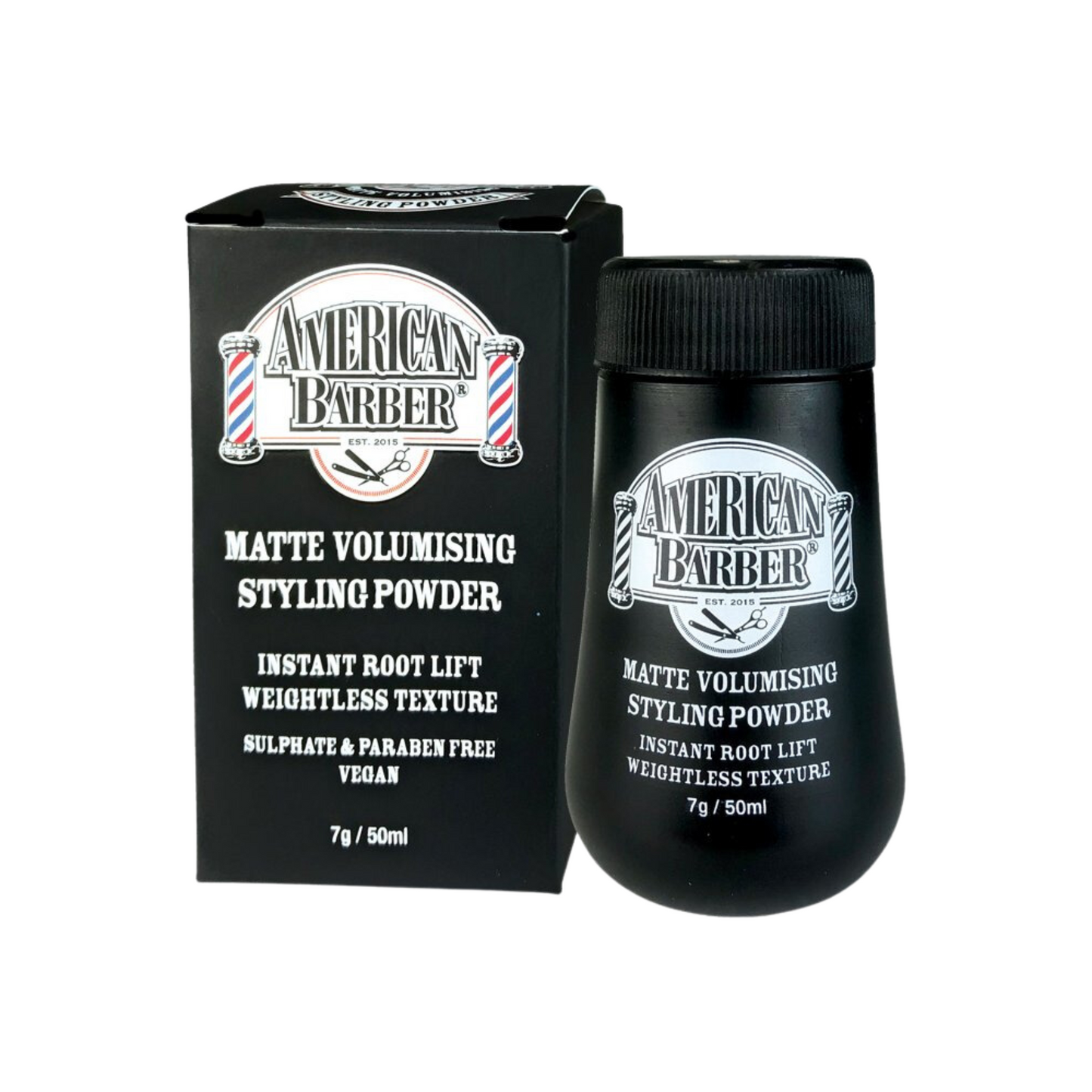 AMERICAN BARBER MATTE VOLUMISING STYLING POWDER