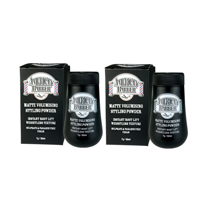 AMERICAN BARBER MATTE VOLUMISING STYLING POWDER