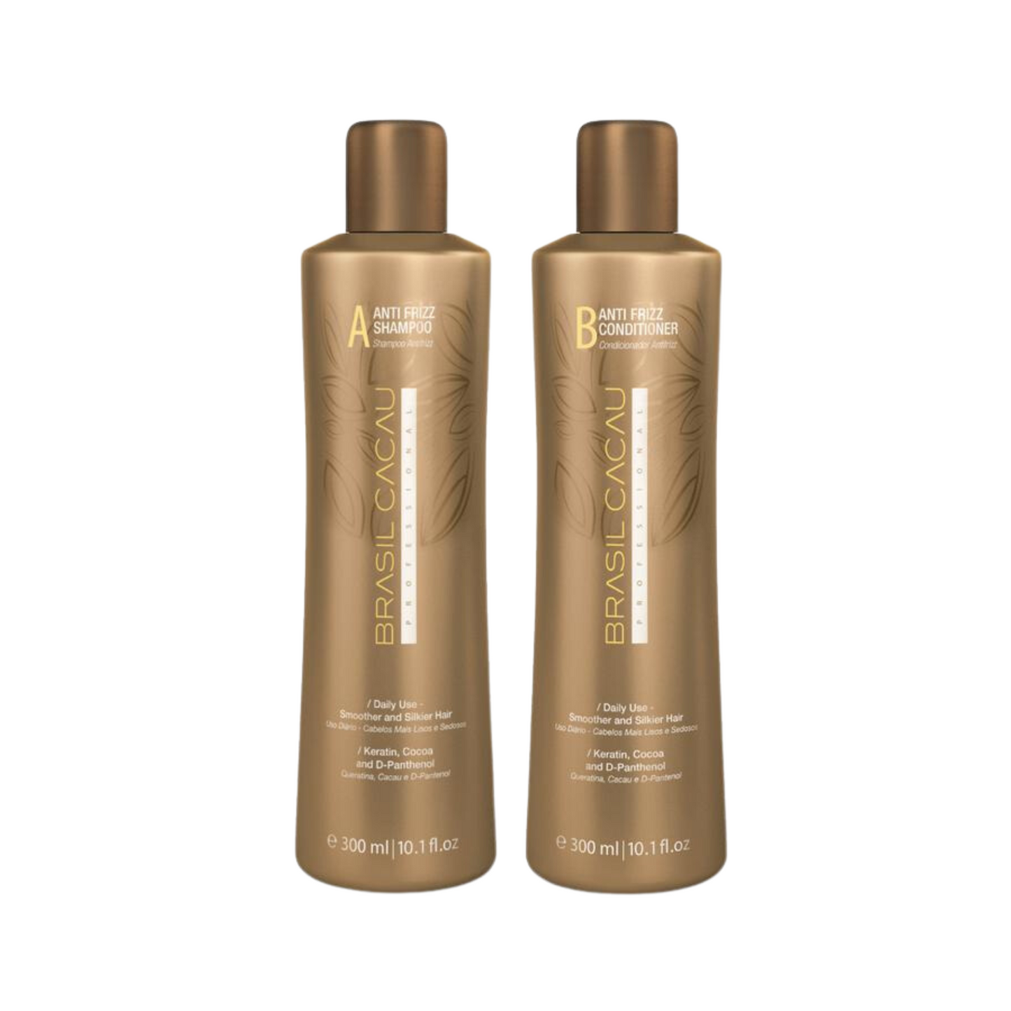 BRASIL CACAU ANTI FRIZZ SHAMPOO AND CONDITIONER