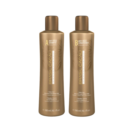 BRASIL CACAU ANTI FRIZZ SHAMPOO AND CONDITIONER