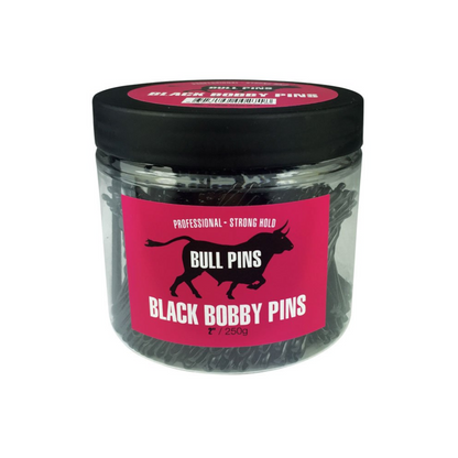 BULL BOBBY PINS 250G TUB