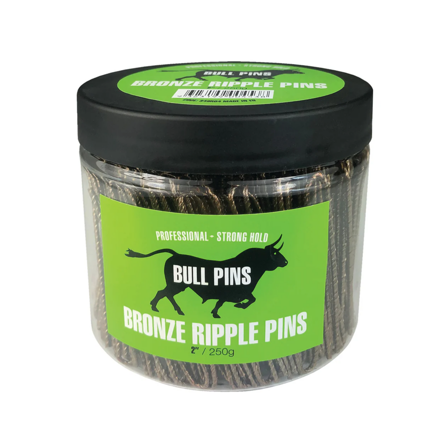 BULL RIPPLE PINS 250G TUB