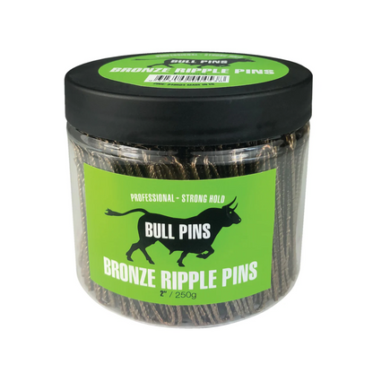 BULL RIPPLE PINS 250G TUB