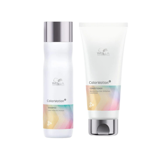 WELLA COLORMOTION COLOR PROTECTION SHAMPOO 250ML AND MOISTURIZING CONDITIONER 200 ML