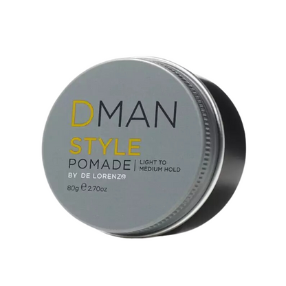 DELORENZO DMAN STYLE POMADE LIGHT TO MEDIUM HOLD
