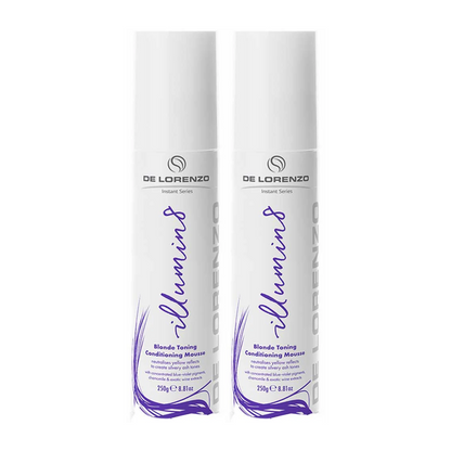 DELORENZO ILLUMIN8 BLONDE TONING CONDITIONING MOUSSE