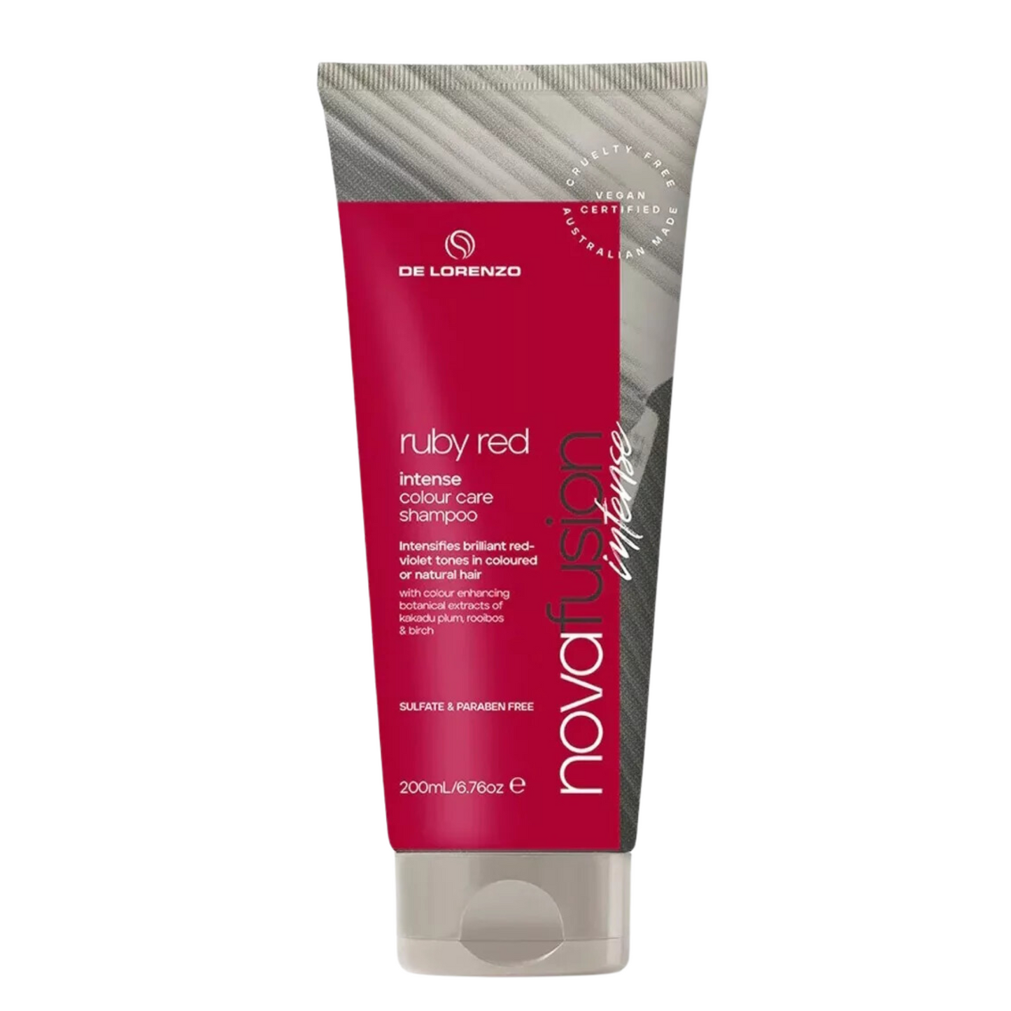 DELORENZO NOVAFUSION INTENSE RUBY RED SHAMPOO