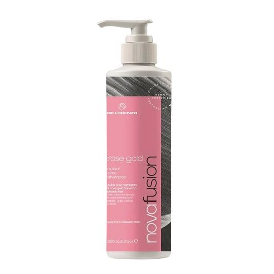 DELORENZO NOVAFUSION ROSE GOLD SHAMPOO