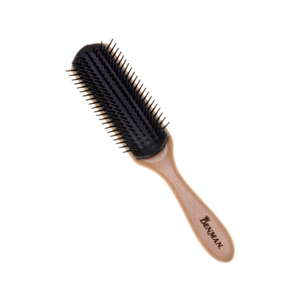 DENMAN D3 7 ROW STYLER BEECH HANDLE BRUSH