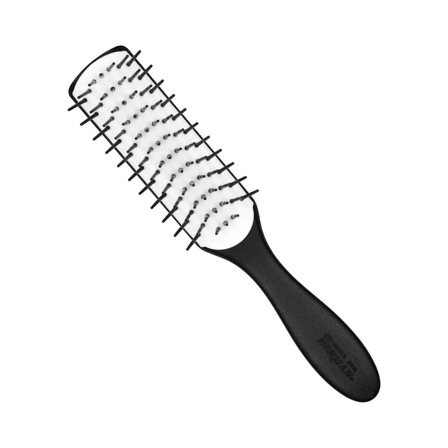DENMAN D31N 7 ROW FREE FLOW STYLER BLACK/WHITE BRUSH