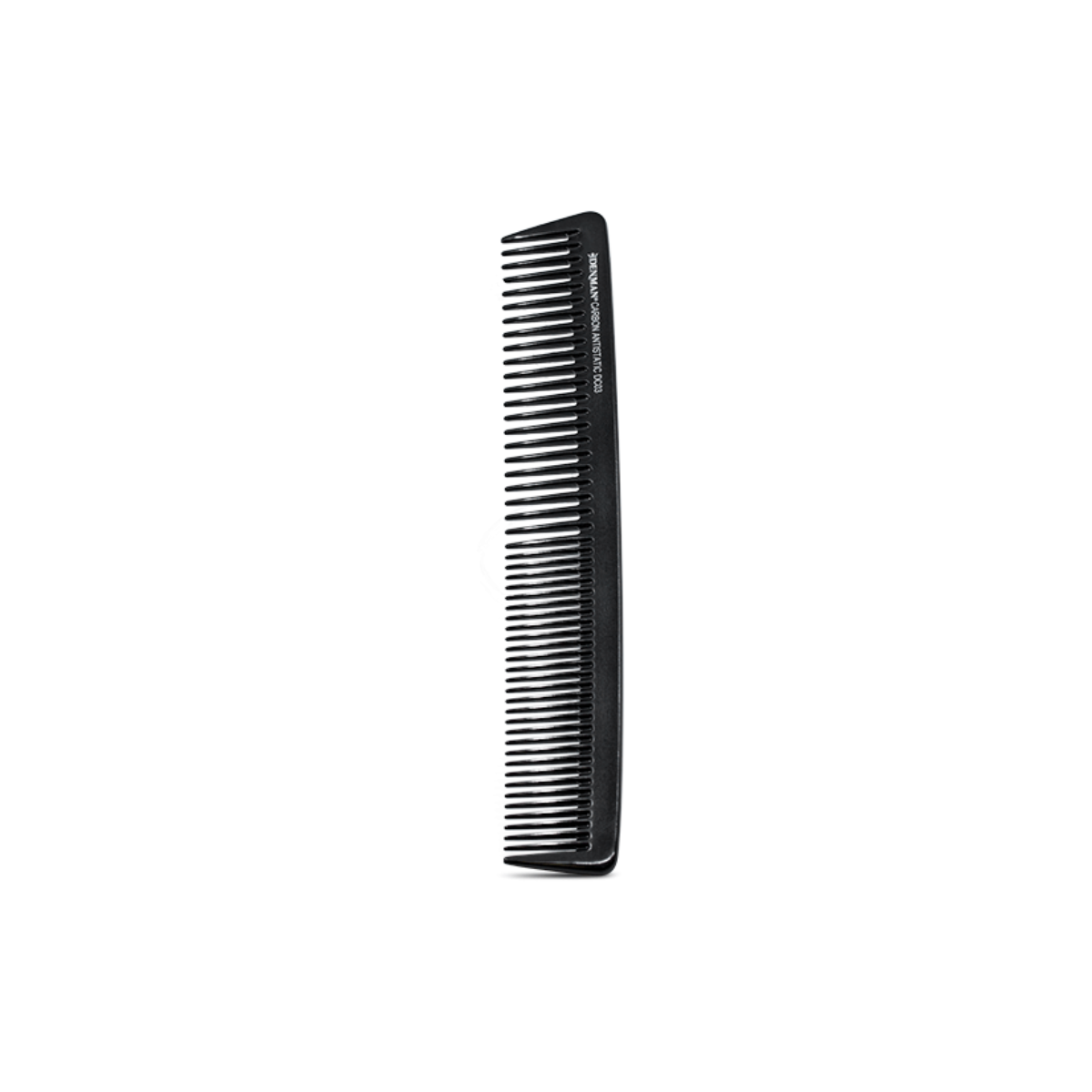 DENMAN DC03 ANTI-STATIC SMALL CUTTING CARBON 198MM BLACK COMB
