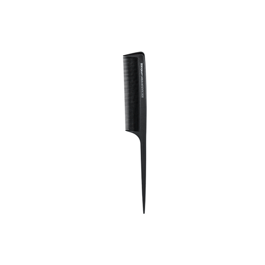 DENMAN DC05 ANTI-STATIC PINTAIL CARBON 216MM BLACK COMB