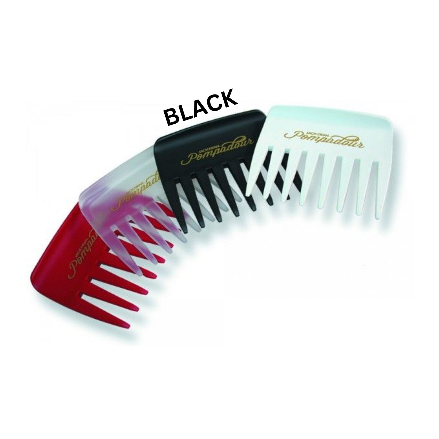DENMAN JACK DEAN 3309 POMPADOUR 8 TEETH COMB