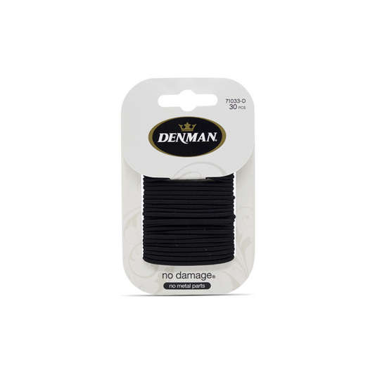 DENMAN NO DAMAGE ELASTIC 2MM BLACK 30 PACK
