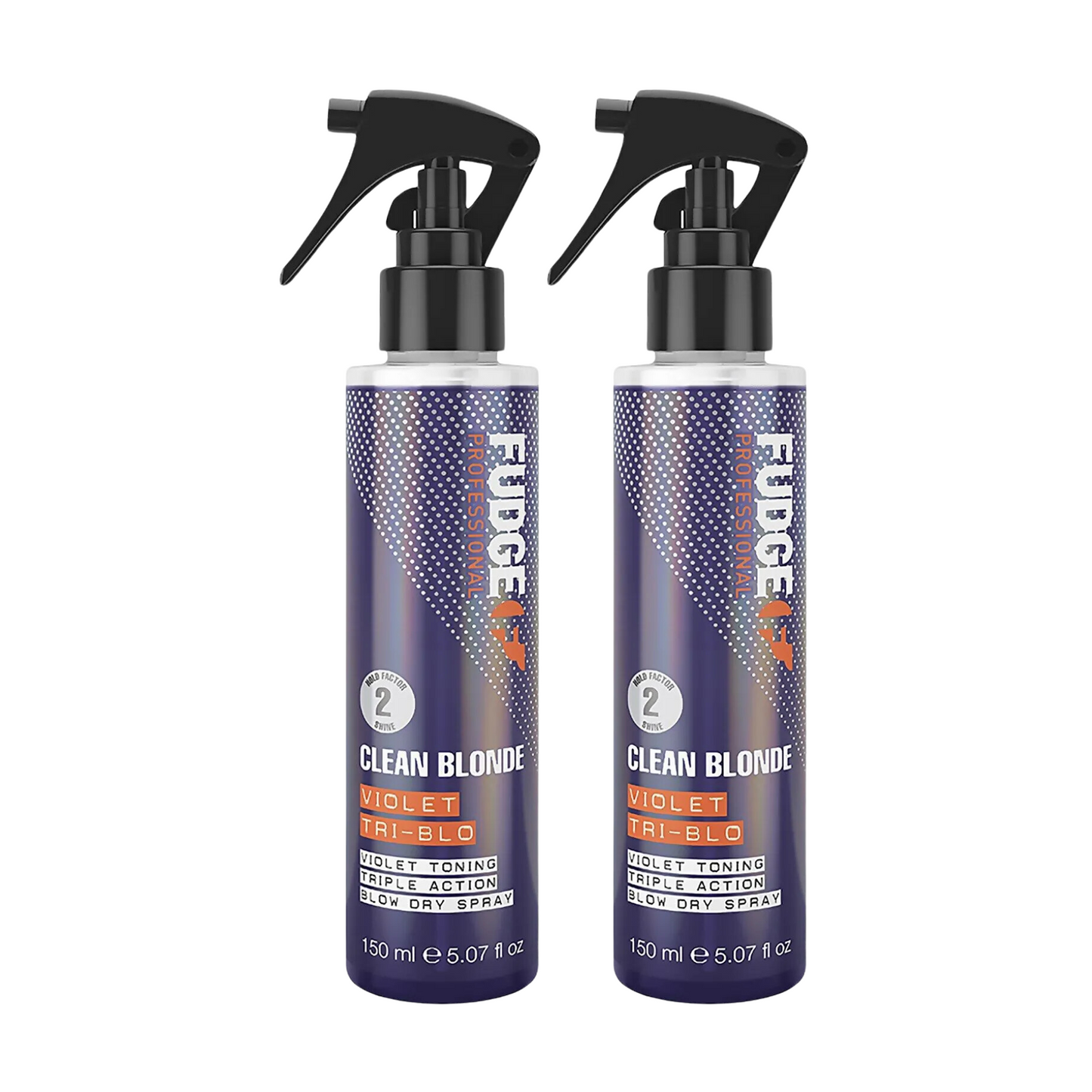 FUDGE VIOLET TRI-BLO HEAT PROTECTING PURPLE TONING BLOW DRY SPRAY