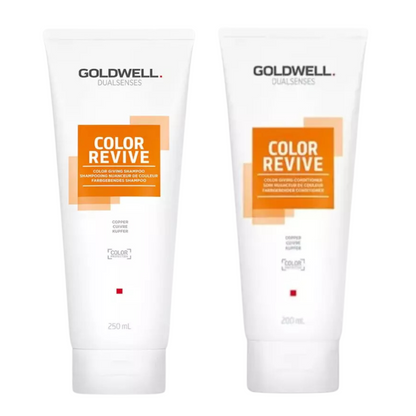 GOLDWELL COLOR REVIVE SHAMPOO 250ML AND CONDITIONER 200ML