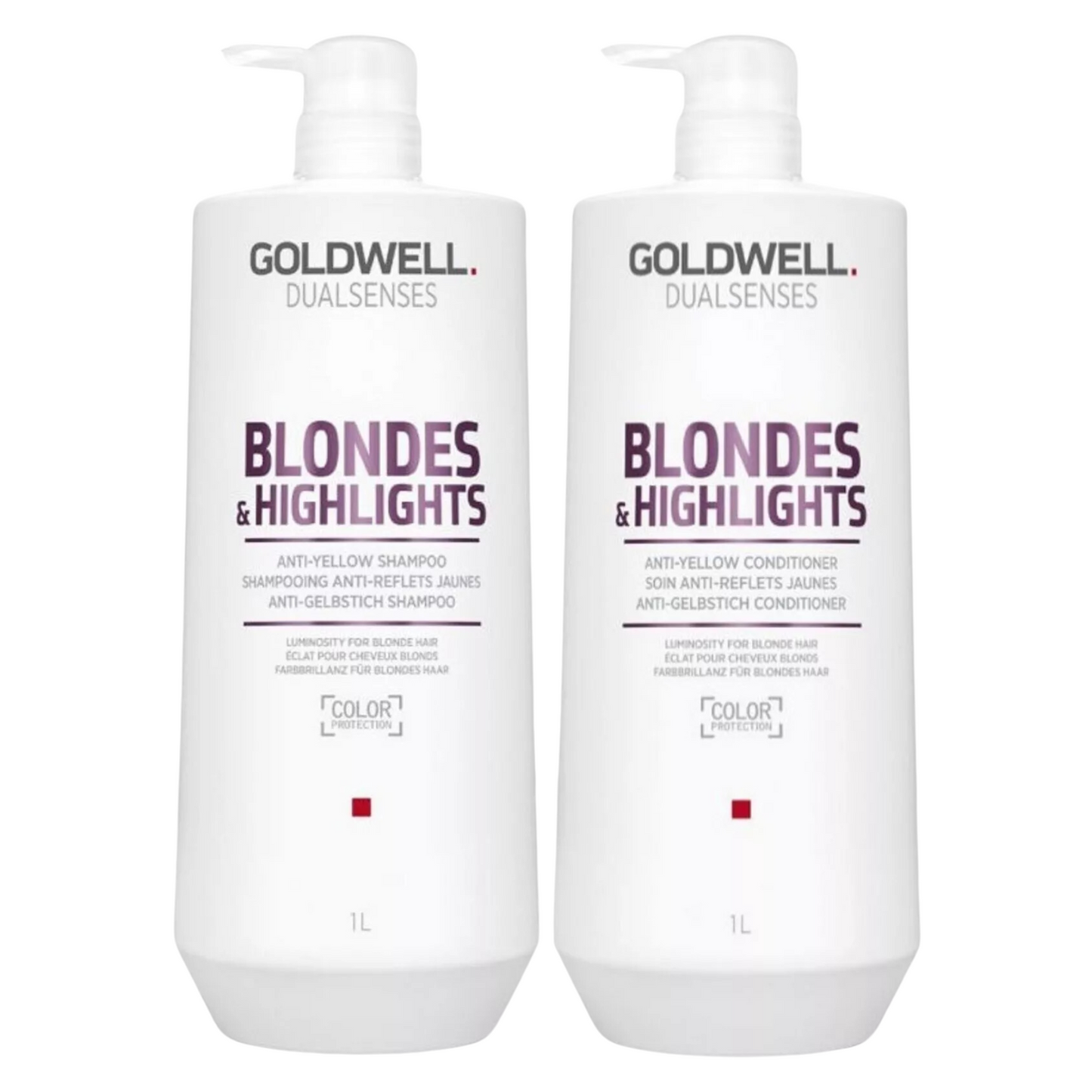 GOLDWELL DUALSENSES BLONDE & HIGHLIGHTS SHAMPOO AND CONDITIONER