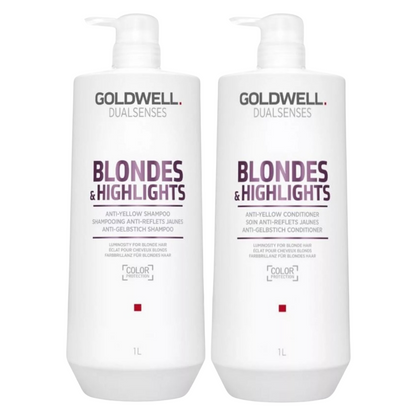 GOLDWELL DUALSENSES BLONDE & HIGHLIGHTS SHAMPOO AND CONDITIONER