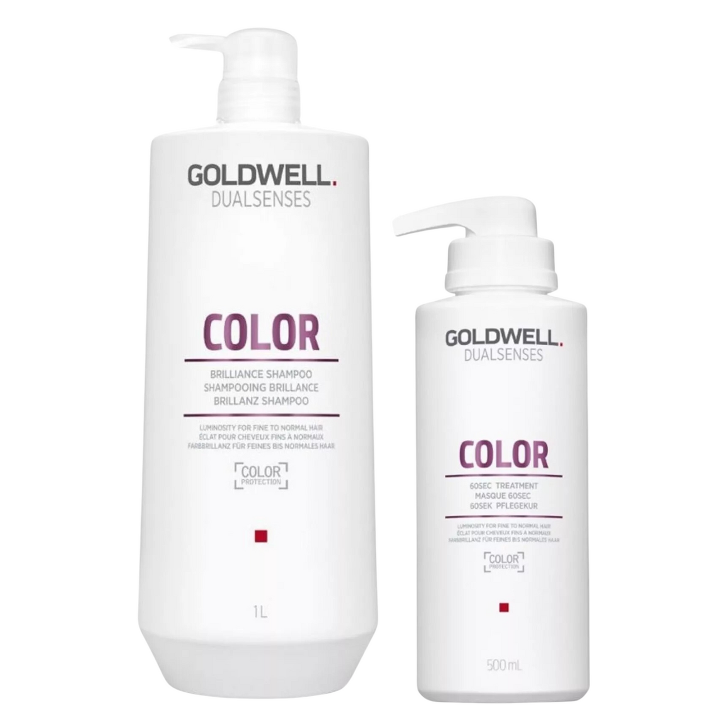 GOLDWELL DUALSENSES COLOR BRILLIANCE SHAMPOO AND TREATMENT