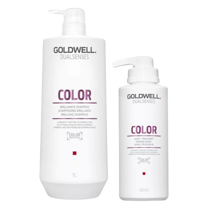 GOLDWELL DUALSENSES COLOR BRILLIANCE SHAMPOO AND TREATMENT
